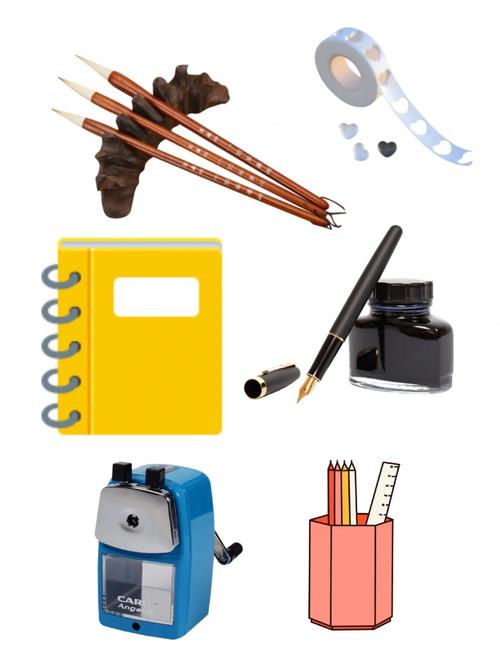 高清可打印文具图片，学习生活必备！